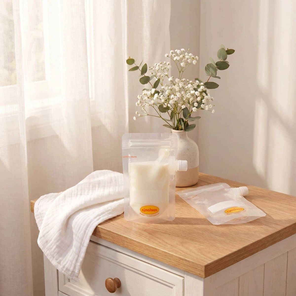 Sinchies Reusable Breast Milk Storage Bags - Large