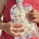 Sinchies Reusable Food Pouches - Checkmate Blush