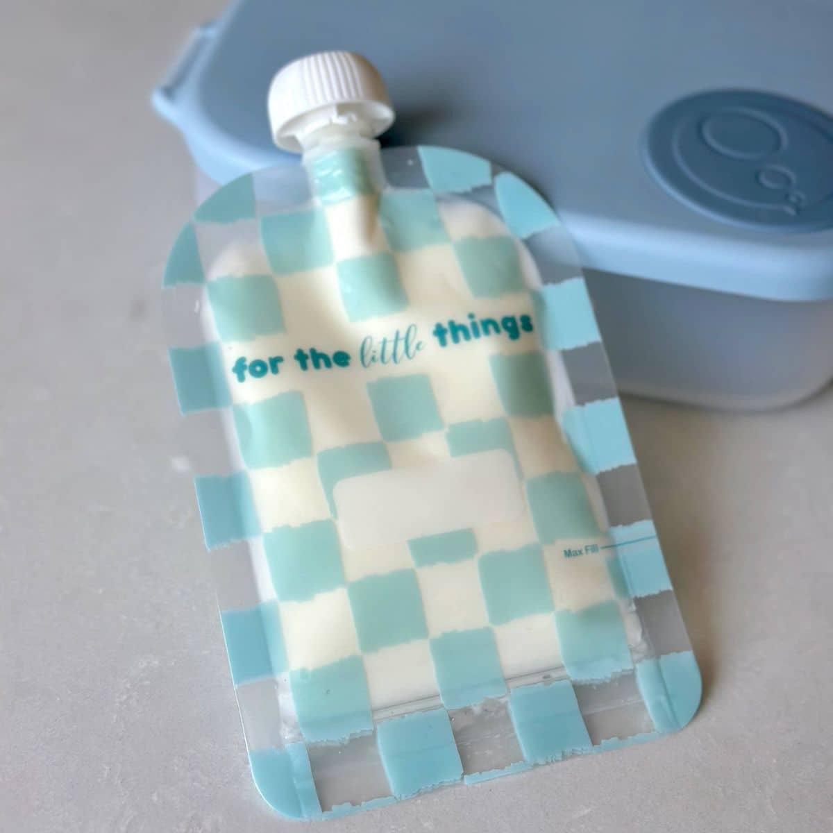 Sinchies Reusable Food Pouches - Checkmate Bubblegum