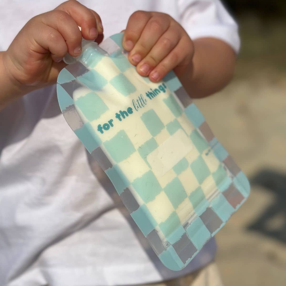 Sinchies Reusable Food Pouches - Checkmate Bubblegum