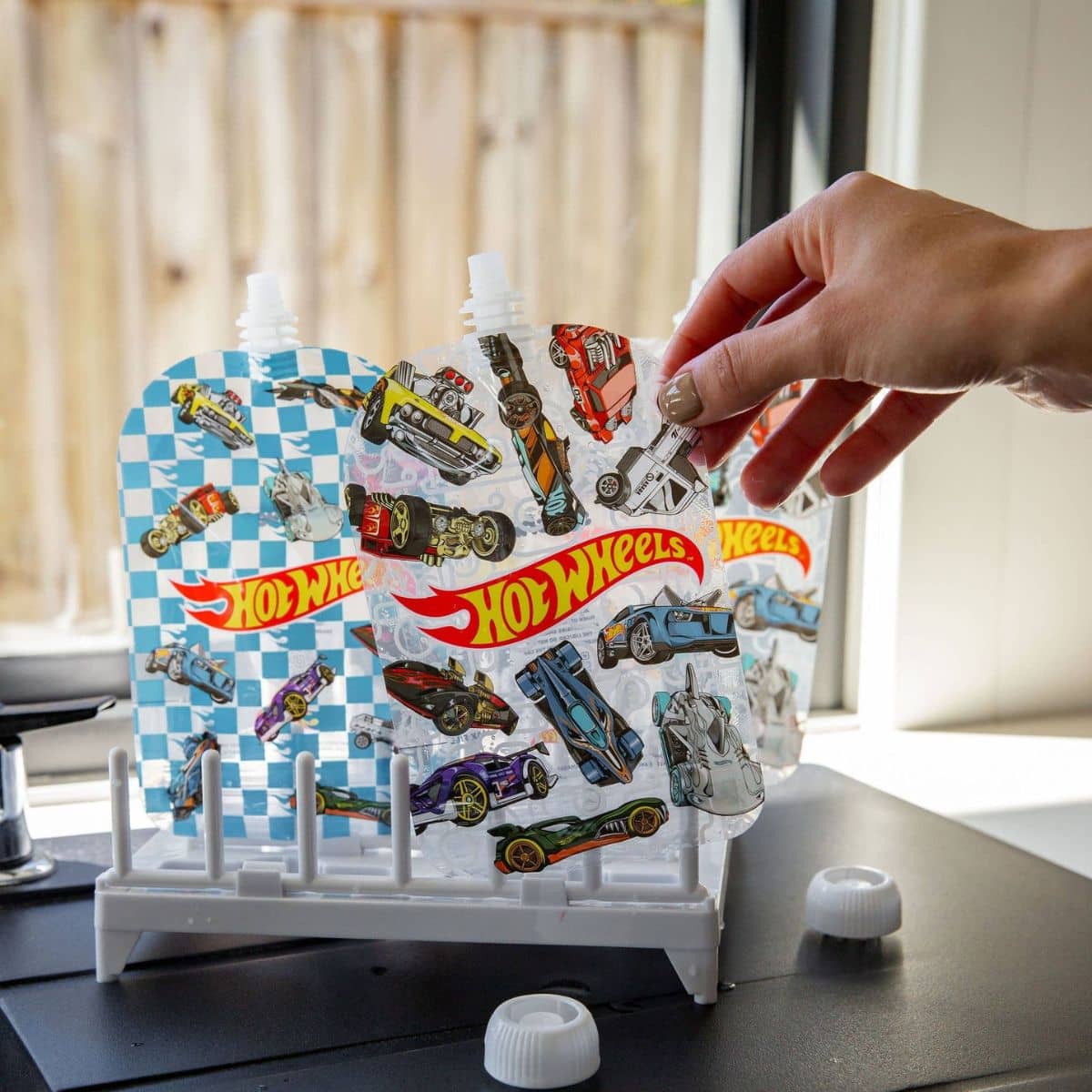 Sinchies Reusable Food Pouches - Hot Wheels™ - Rapid Racer
