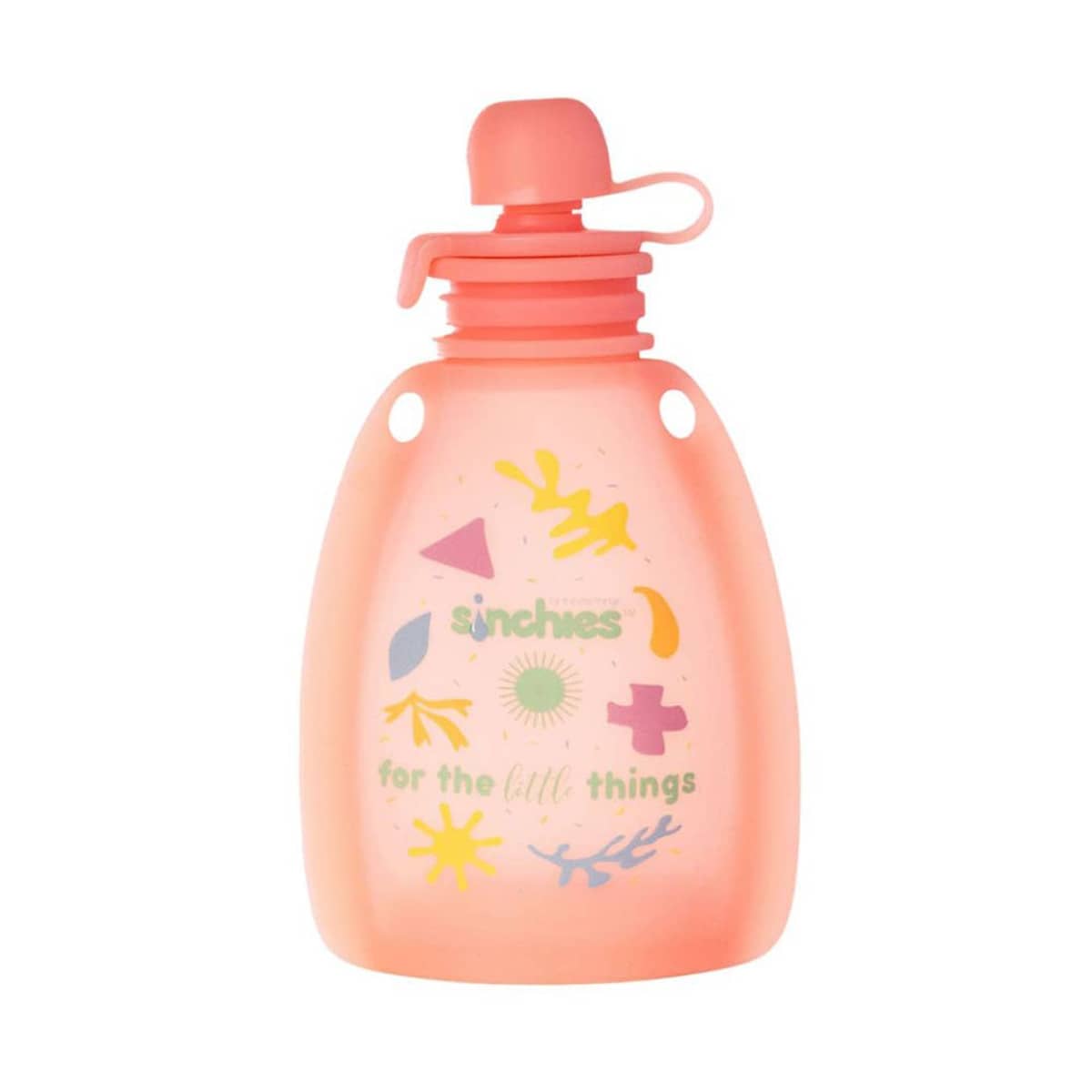 Sinchies Silicone Squeezy Pouch - Pink Pastel Pop