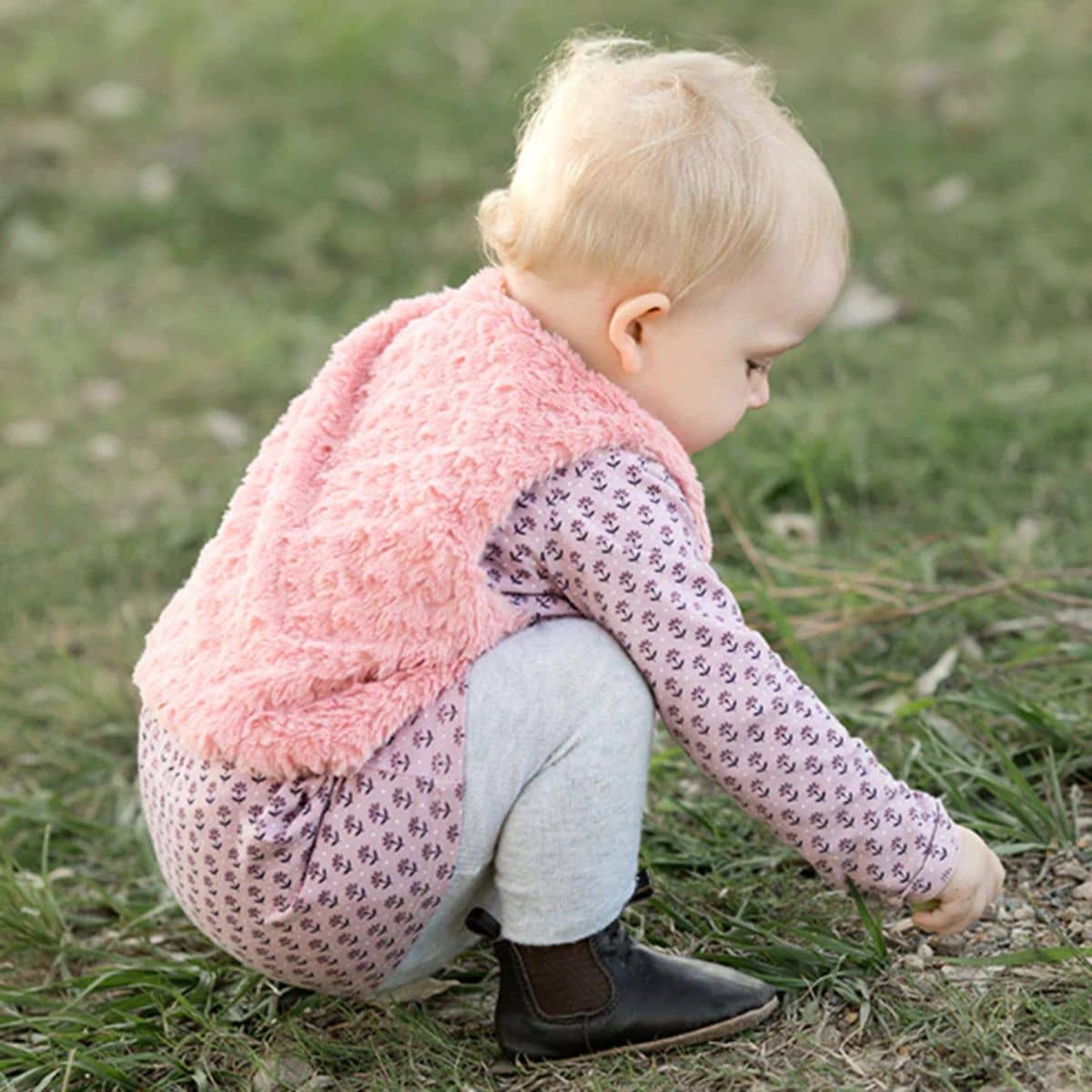 Skeanie Riding Style First/Pre Walker Leather Boots - Chocolate