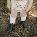 Skeanie Riding Style First/Pre Walker Leather Boots - Chocolate