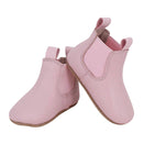 Skeanie Riding Style First/Pre Walker Leather Boots - Pink