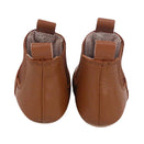 Skeanie Riding Style First/Pre Walker Leather Boots - Tan