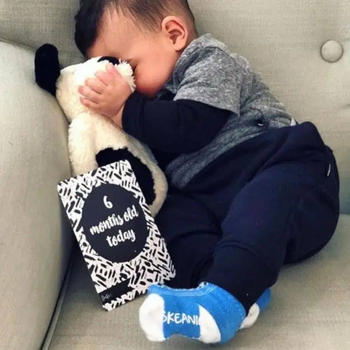 Skeanie Six Pack Baby Socks - Sneakers