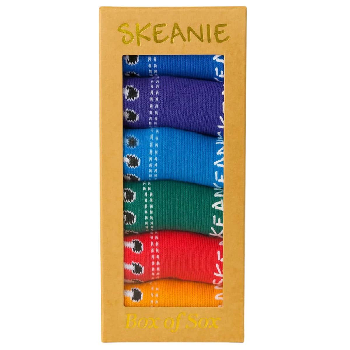 Skeanie Six Pack Baby Socks - Sneakers