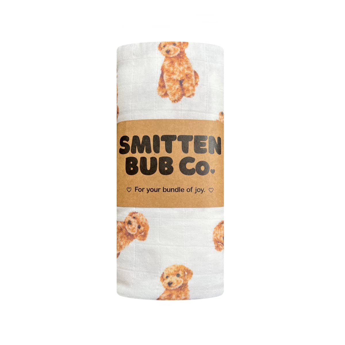 Smitten Bub Co Bamboo / Cotton Muslin Wrap - Cavoodle
