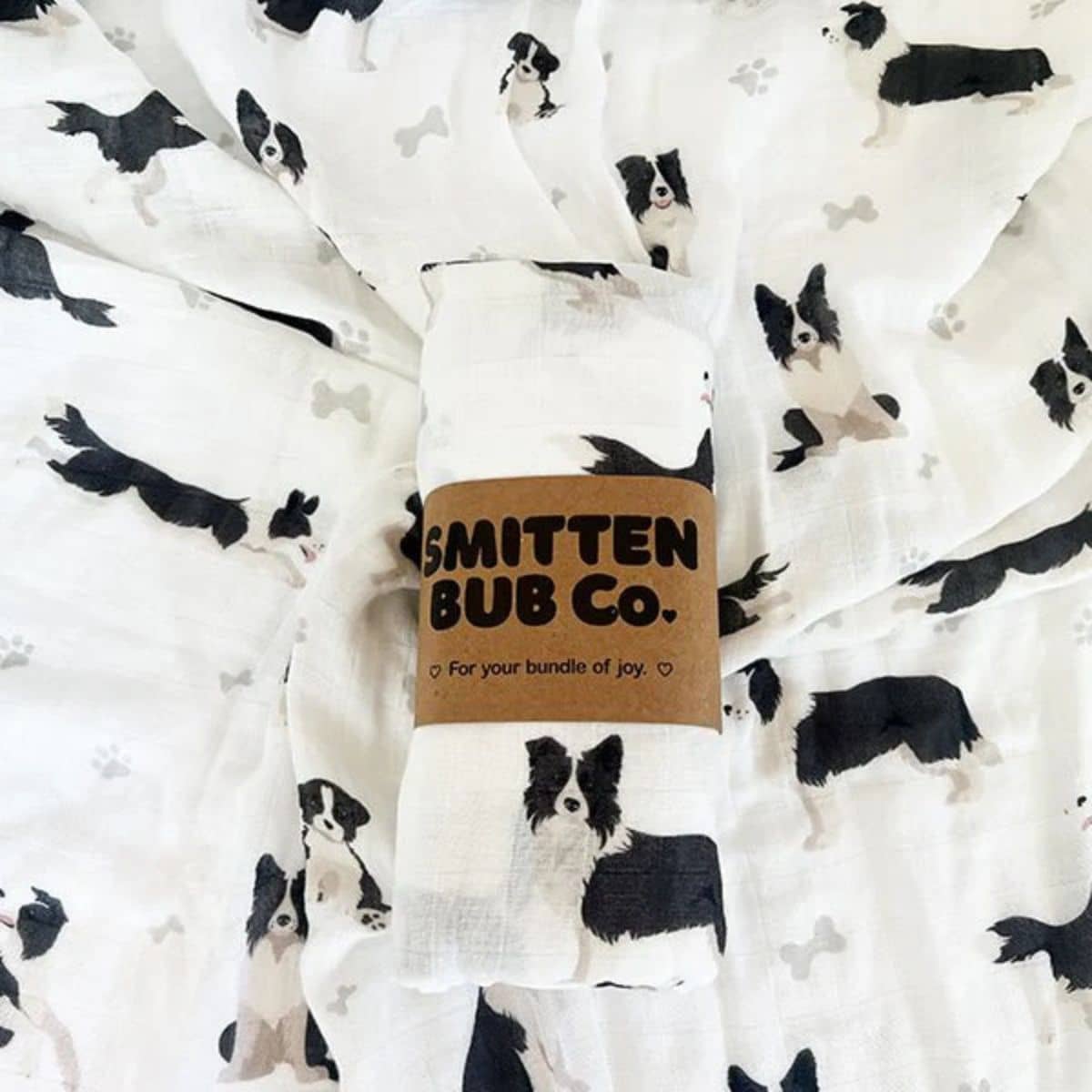 Smitten Bub Co Bamboo / Cotton Muslin Wrap - Golden Retriever