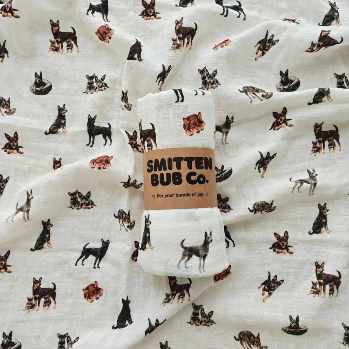 Smitten Bub Co Bamboo / Cotton Muslin Wrap - Kelpie