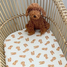 Smitten Bub Co Fitted Bassinet Sheet and Change Pad Cover - Cavoodle