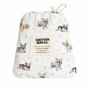 Smitten Bub Co Fitted Cot Sheet - French Bulldog