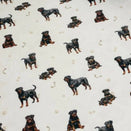 Smitten Bub Co Fitted Cot Sheet - Rottweiler