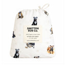 Smitten Bub Co Fitted Cot Sheet - Staffy