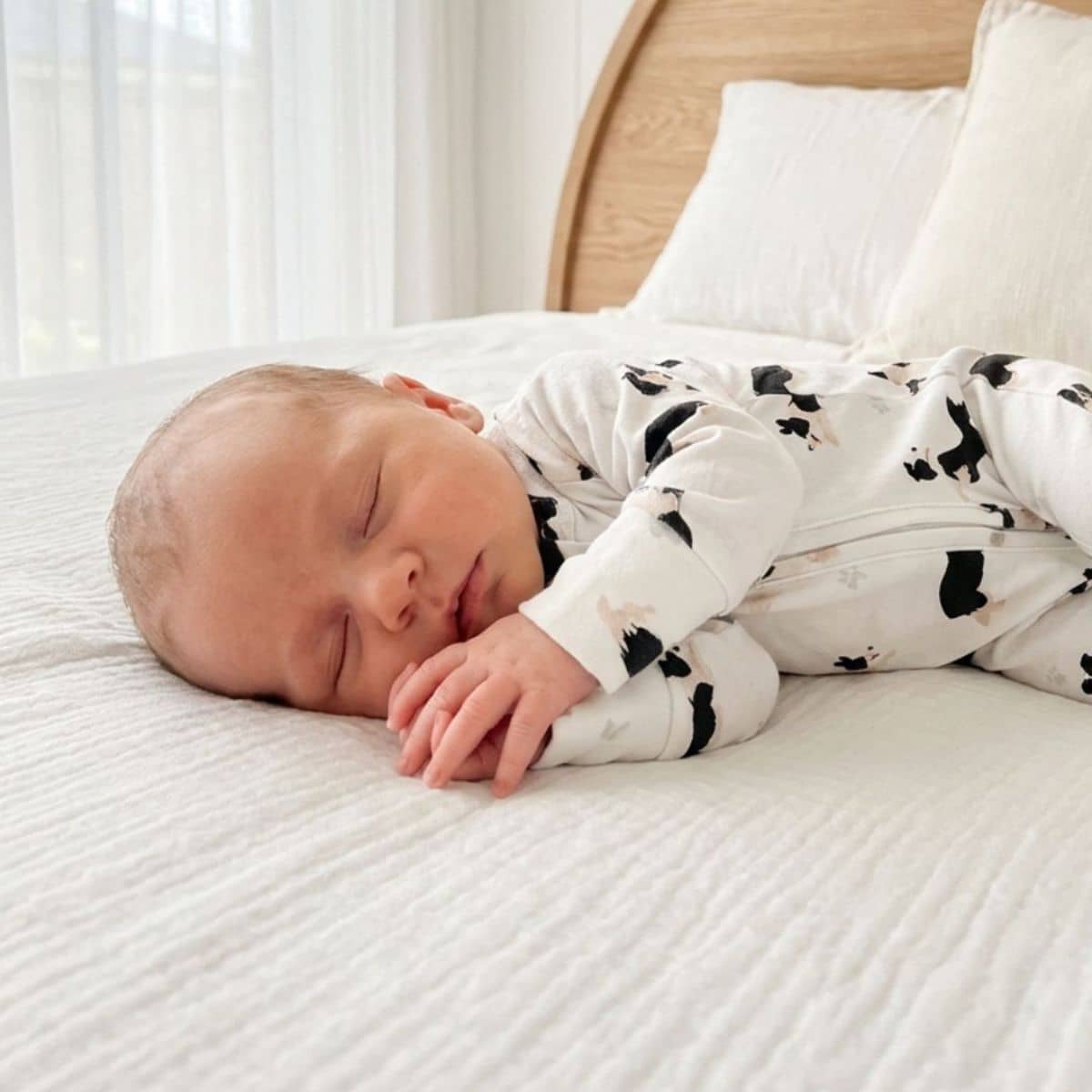 Smitten Bub Co Full Zip Romper - Border Collie