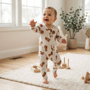 Smitten Bub Co Full Zip Romper - Cavoodle