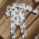 Smitten Bub Co Full Zip Romper - Cavoodle
