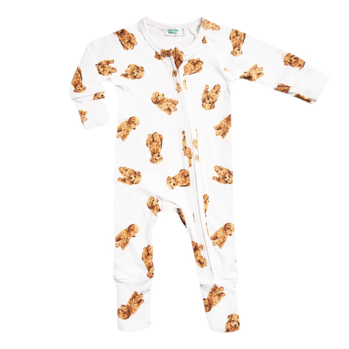 Smitten Bub Co Full Zip Romper - Cavoodle