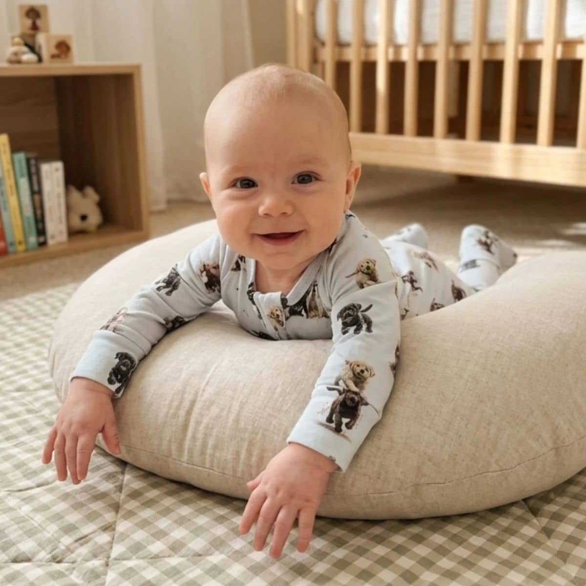 Smitten Bub Co Full Zip Romper - Labrador