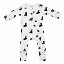 Smitten Bub Co Full Zip Romper - Rottweiler