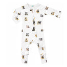 Smitten Bub Co Full Zip Romper - Staffy