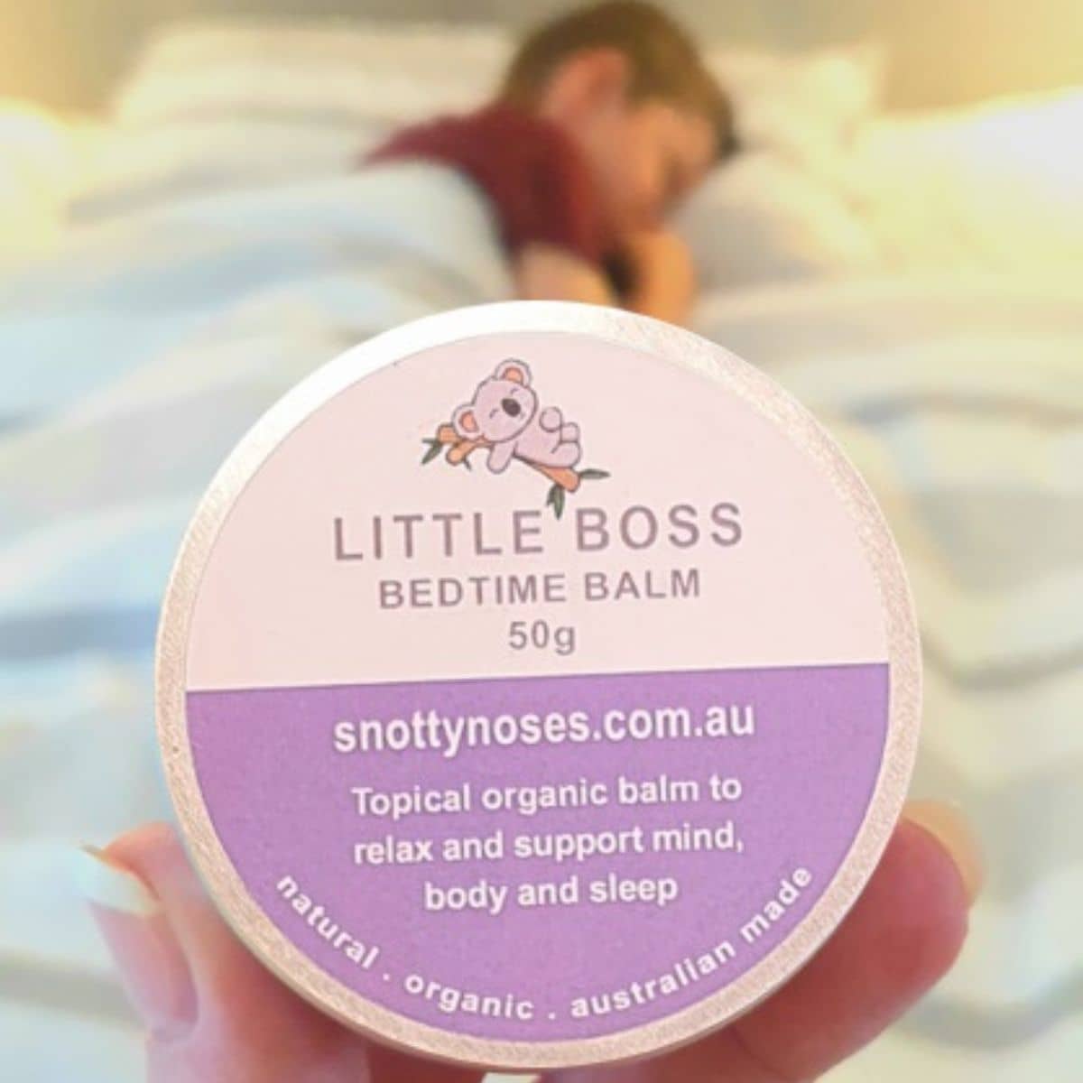 Snotty Noses Little Boss Organic Bedtime Balm