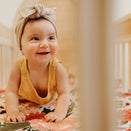 Snug as a Bub Fitted Cot Sheet - Les Fleurs