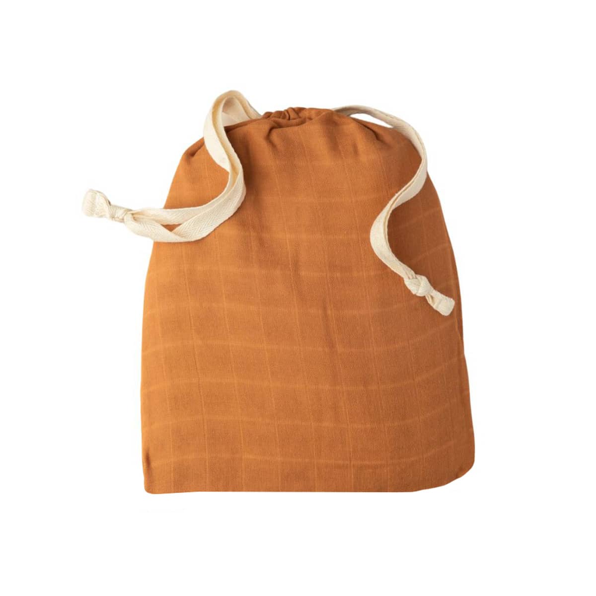 Snug as a Bub Fitted Cot Sheet - Terracotta