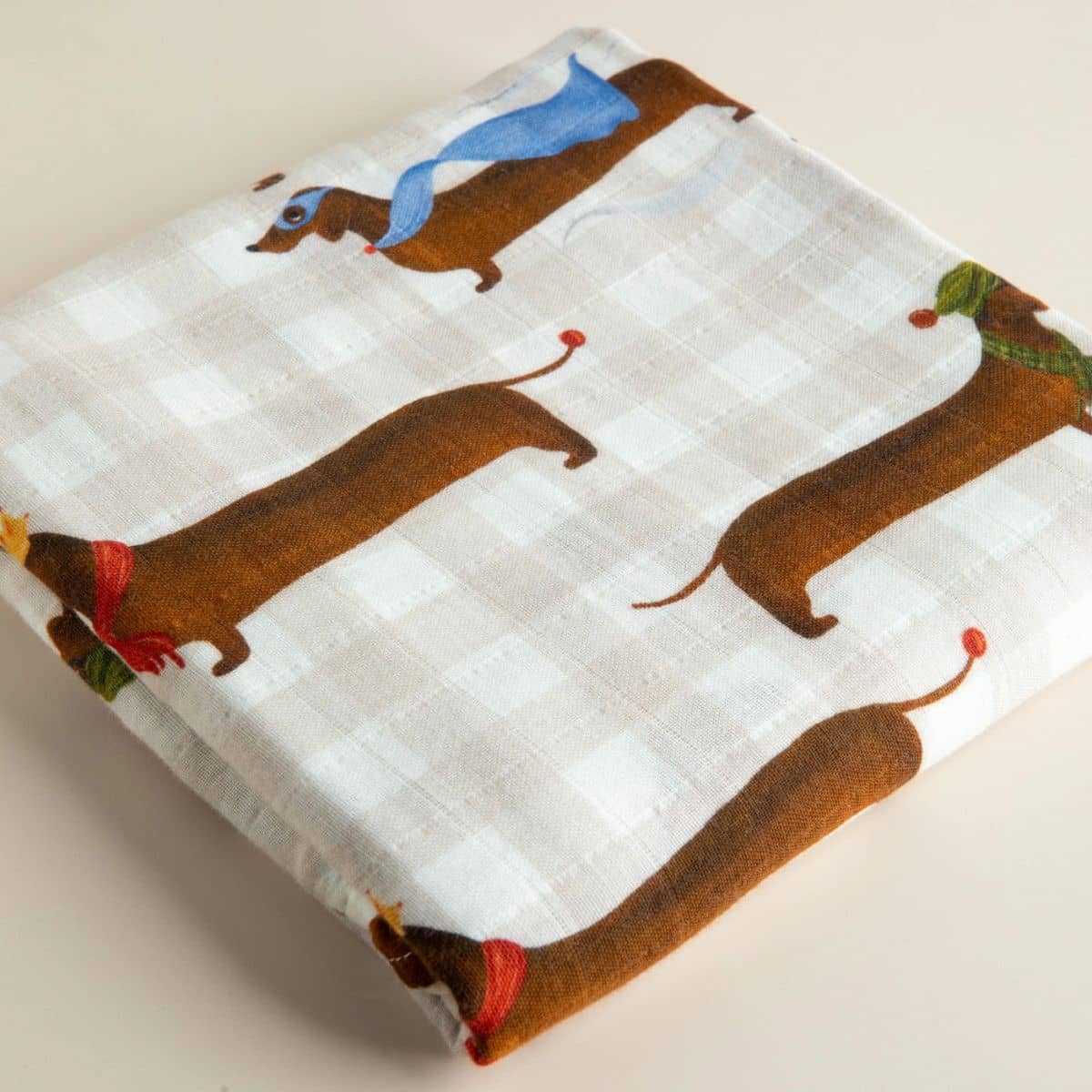 Snug as a Bub Organic Cotton Muslin Swaddle - Silly Sausage