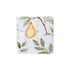 Snug as a Bub Organic Cotton Muslin Swaddle - Whimsical Pear