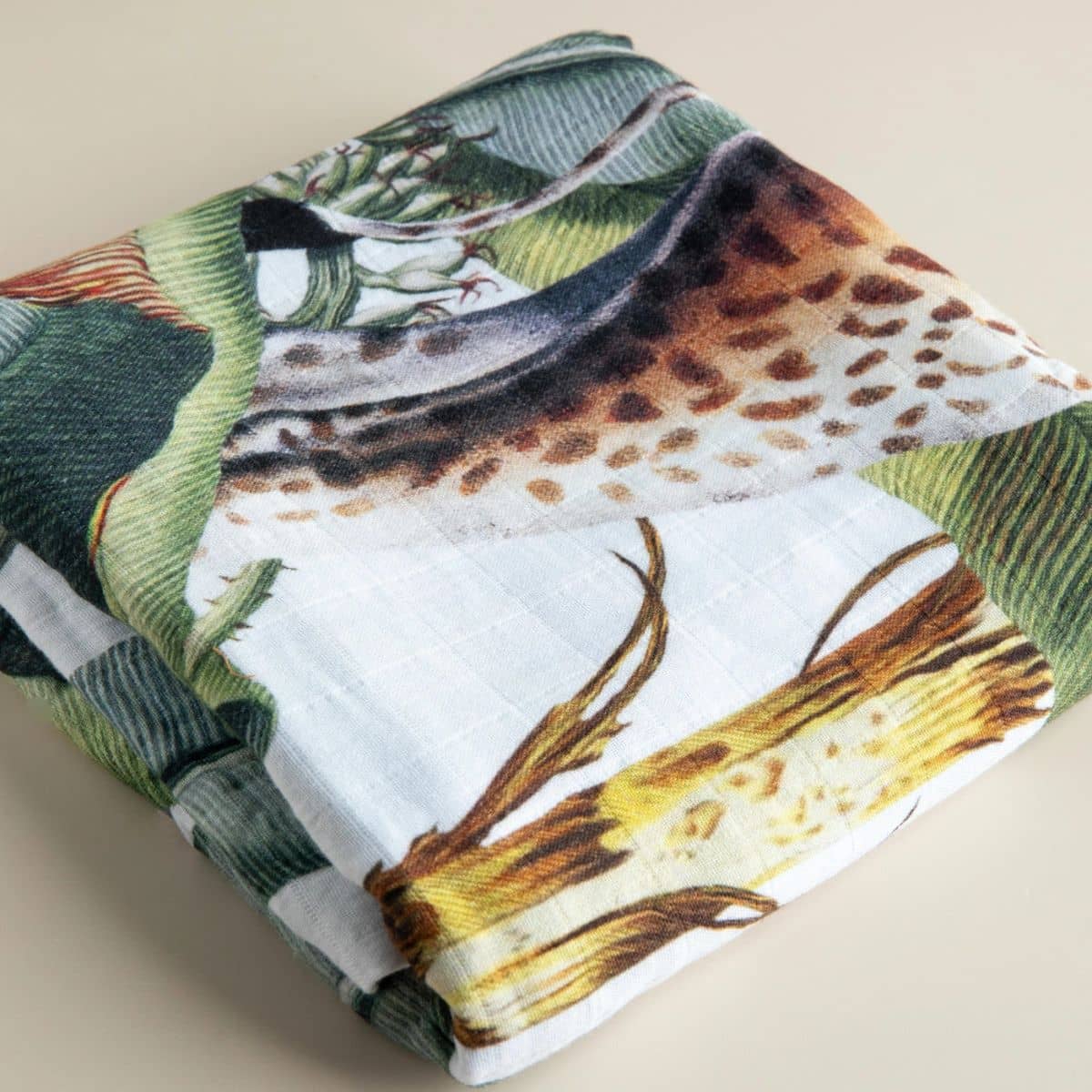 Snug as a Bub Organic Cotton Muslin Swaddle - Wild One