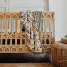 Snug as a Bub Organic Cotton Muslin Snuggly Blanket - Whimsical Pear