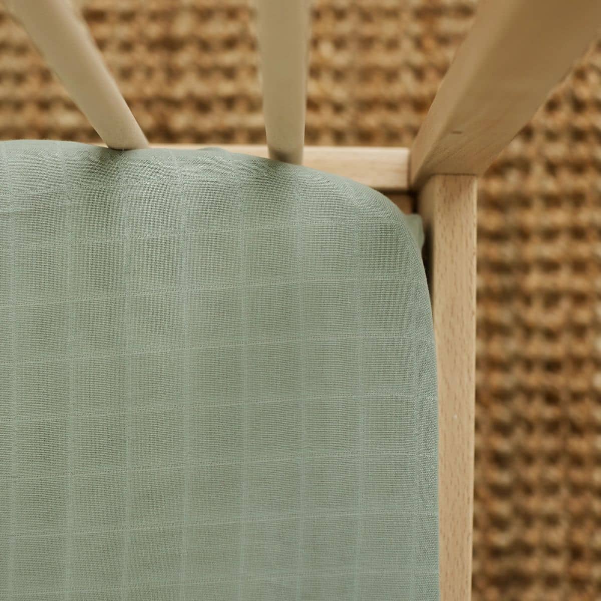 Snug as a Bug Fitted Cot Sheet - Moss