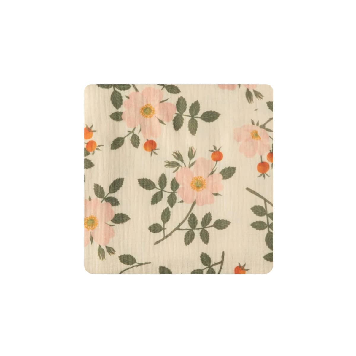 Snug as a Bub + Co Organic Cotton Muslin Swaddle - Wild Roses