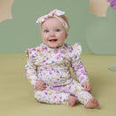 Snuggle Hunny Convertible Romper with Frill - Isla