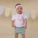 Snuggle Hunny Bandana Dribble Bib - Alice's Tea Party