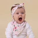 Snuggle Hunny Bandana Dribble Bib - Birds & Blooms
