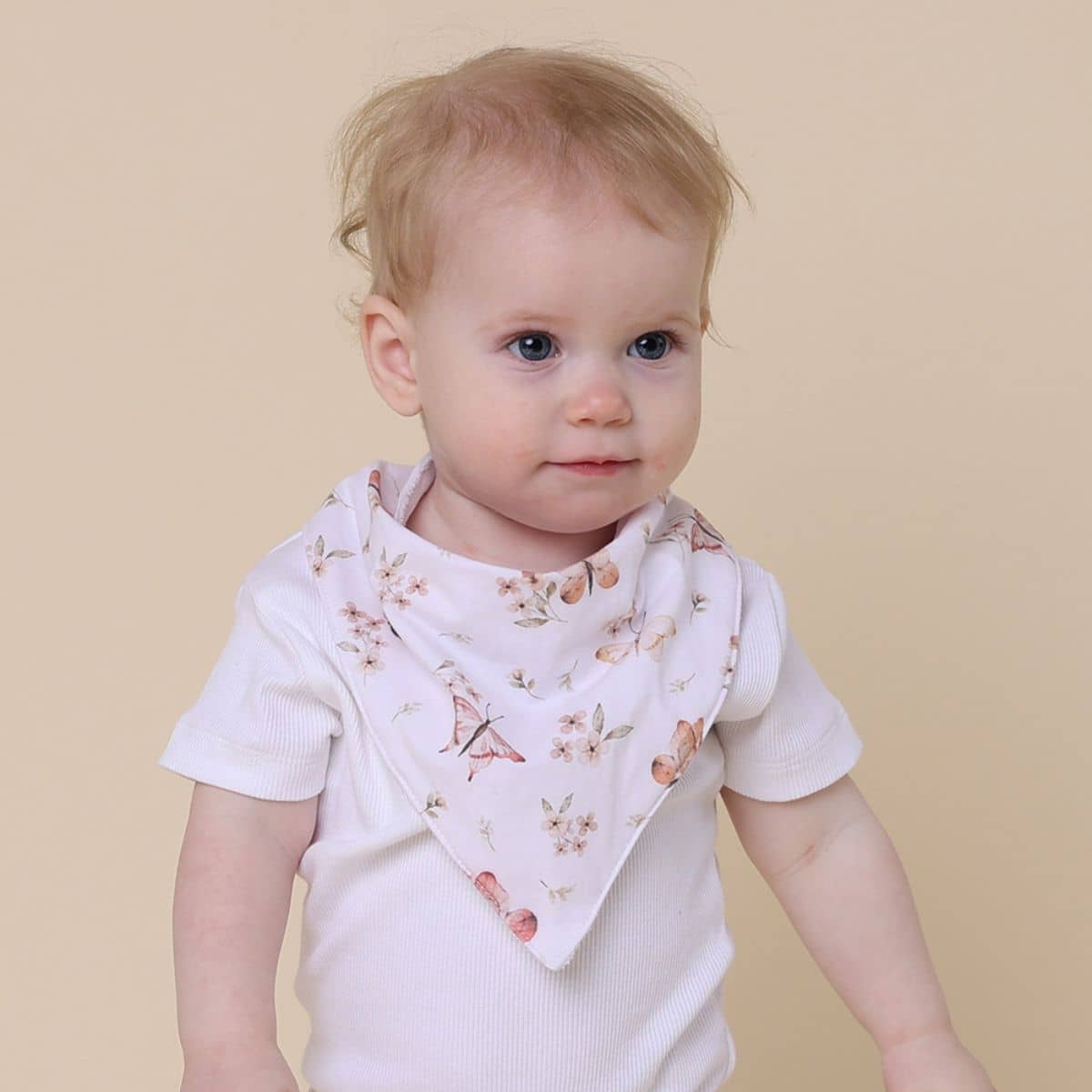 Snuggle Hunny Bandana Dribble Bib - Butterfly Organic