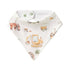 Snuggle Hunny Bandana Dribble Bib - Diggers & Tractors Organic