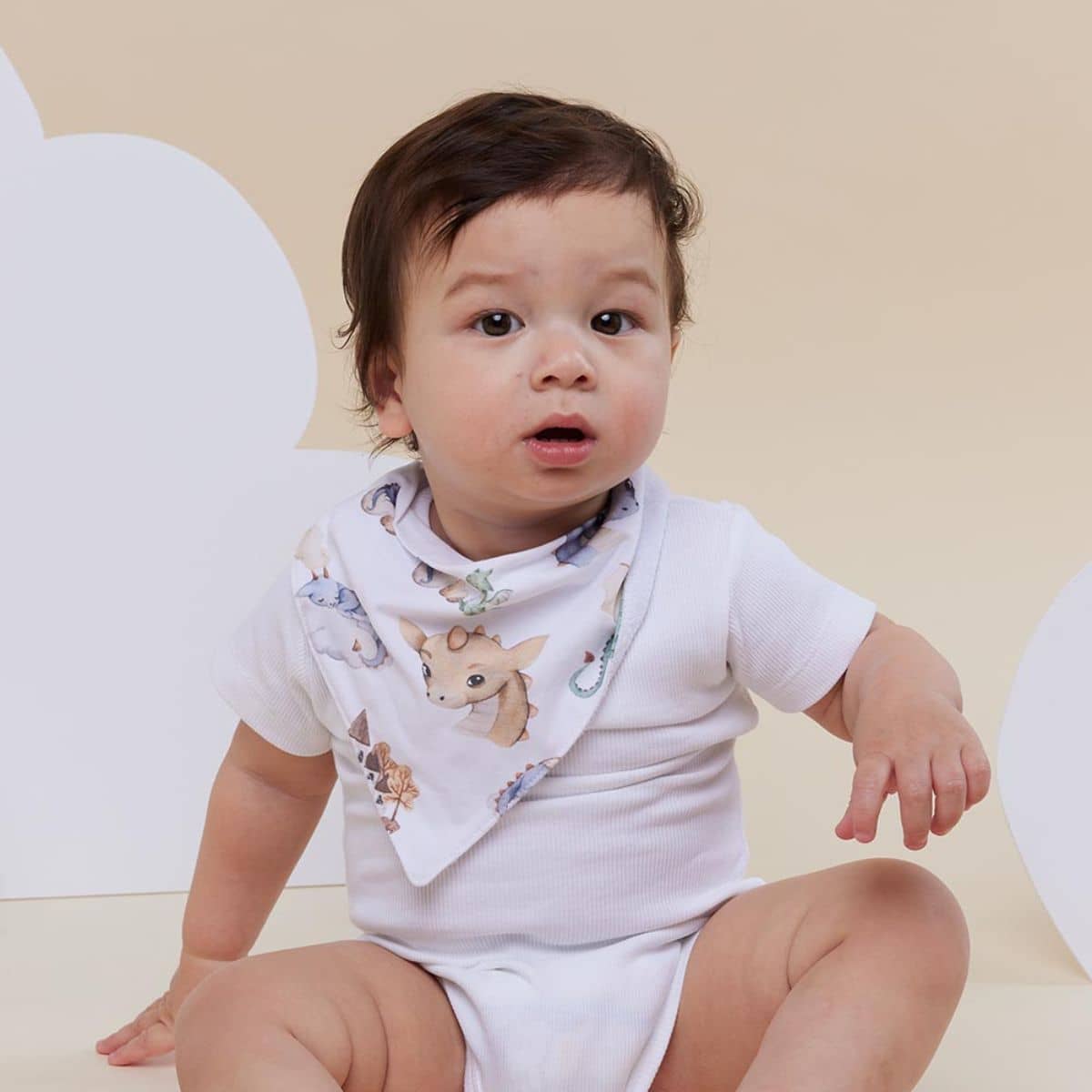 Snuggle Hunny Bandana Dribble Bib - Dragon