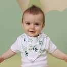Snuggle Hunny Bandana Dribble Bib - Eden