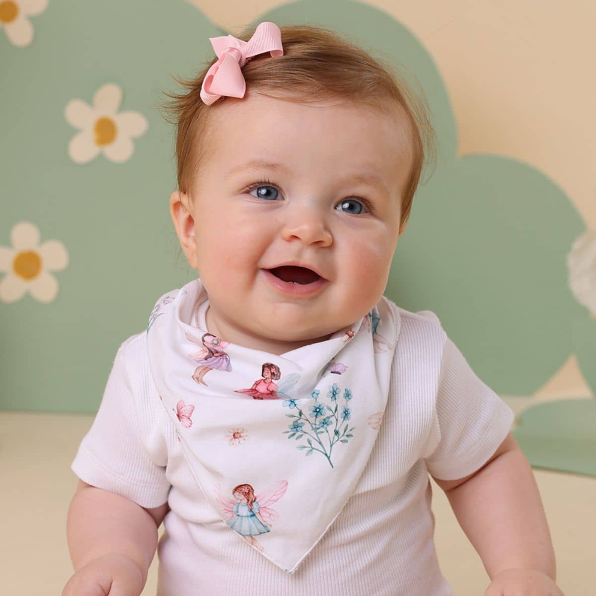 Snuggle Hunny Bandana Dribble Bib - Fairy Garden