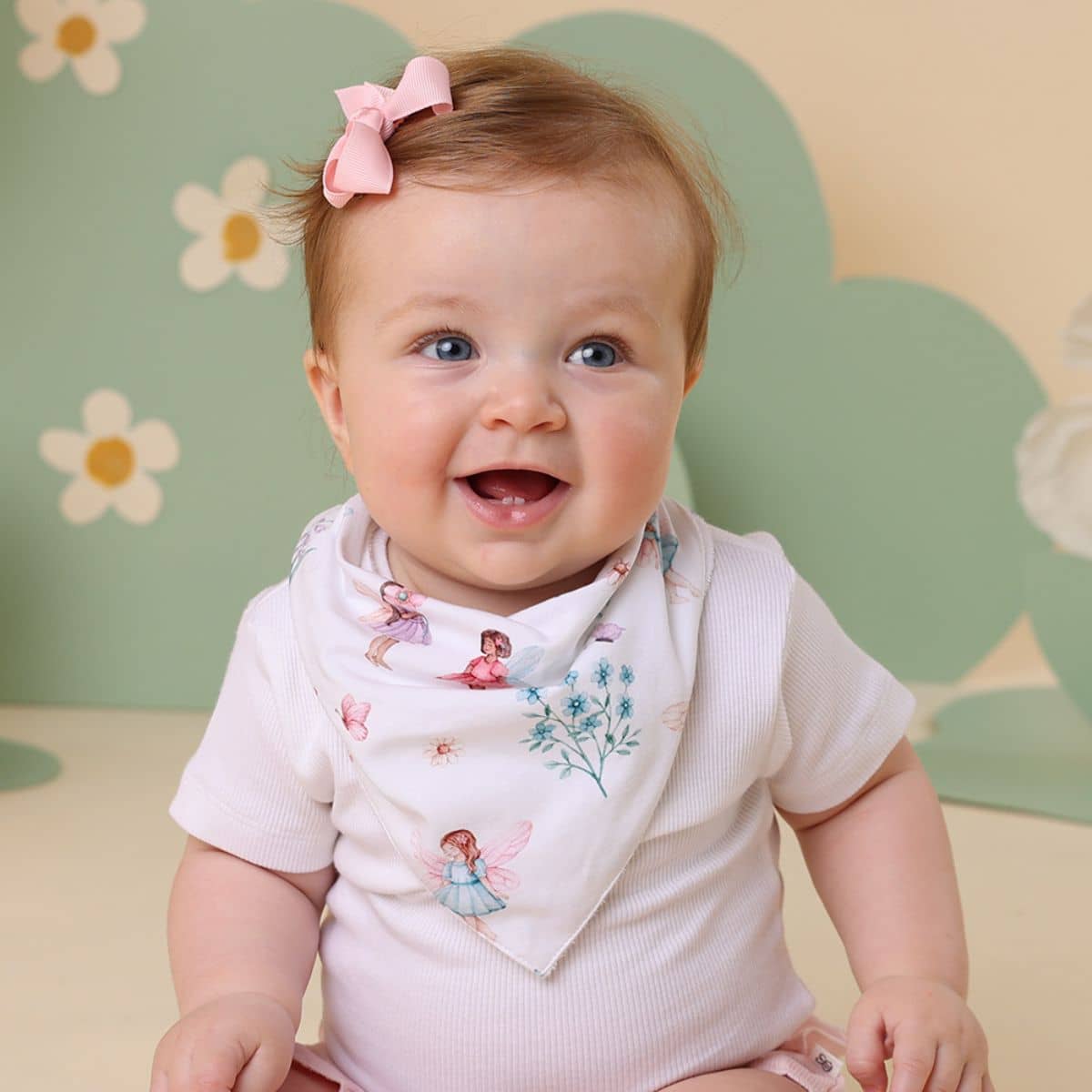 Snuggle Hunny Bandana Dribble Bib - Fairy Garden