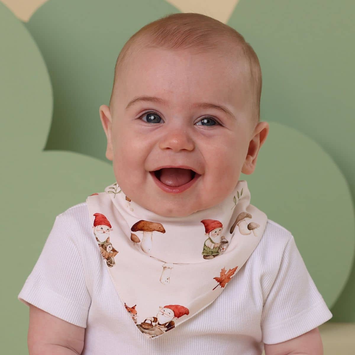 Snuggle Hunny Bandana Dribble Bib - Gnomes