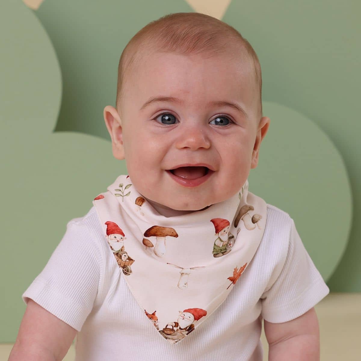 Snuggle Hunny Bandana Dribble Bib - Gnomes