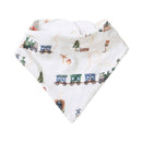Snuggle Hunny Bandana Dribble Bib - Trains