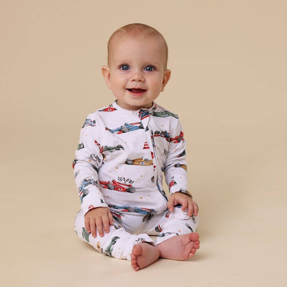Snuggle Hunny Convertible Romper - Little Racers