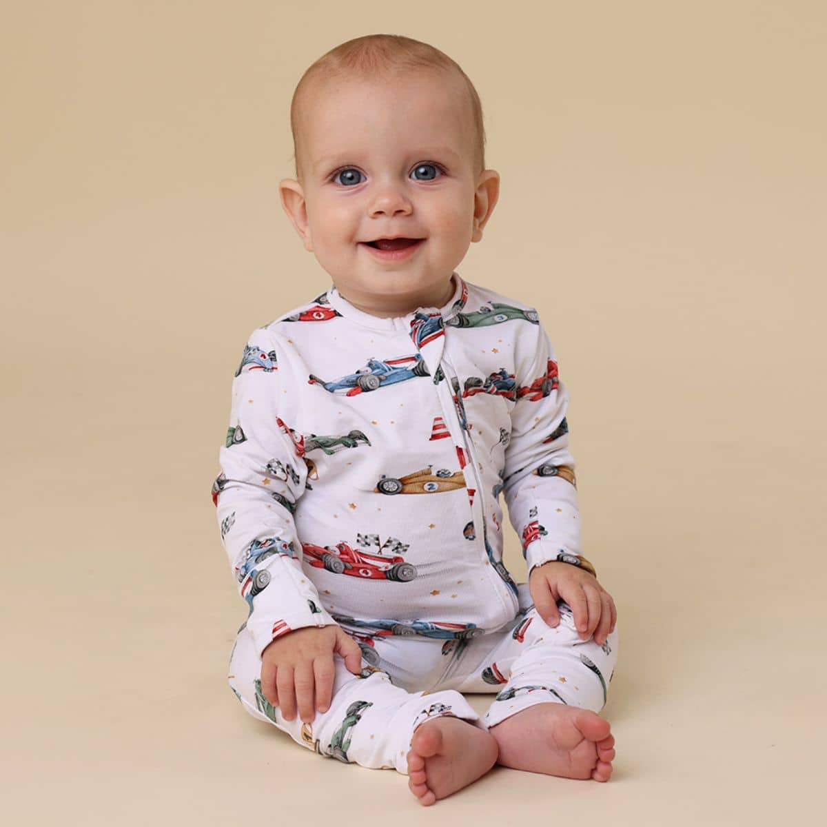 Snuggle Hunny Convertible Romper - Little Racers