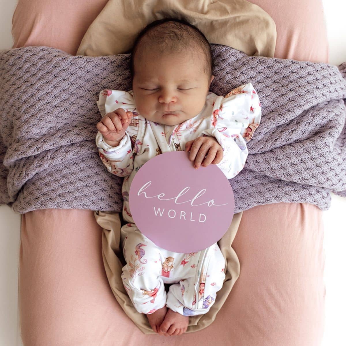 Snuggle Hunny Convertible Romper with Frill - Mermaid